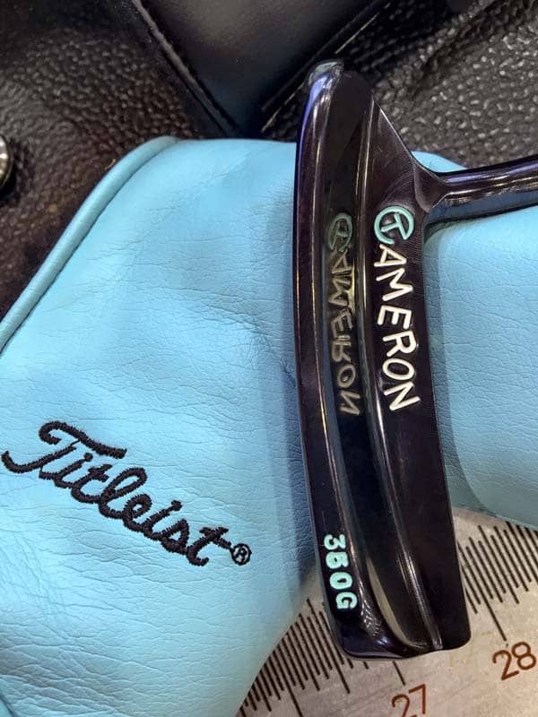 The epitome of a hand-crafted Tour putter, this Circle T Studio Design prototype.