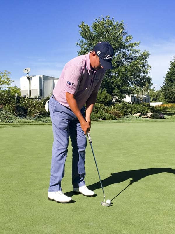 At work with his trusty Circa '62 No. 6 GSS Tour prototype.