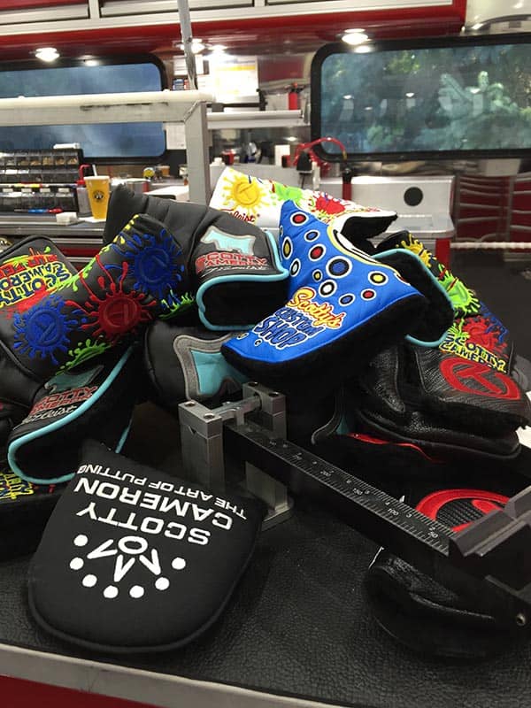 A few Tour headcovers in the TTV.