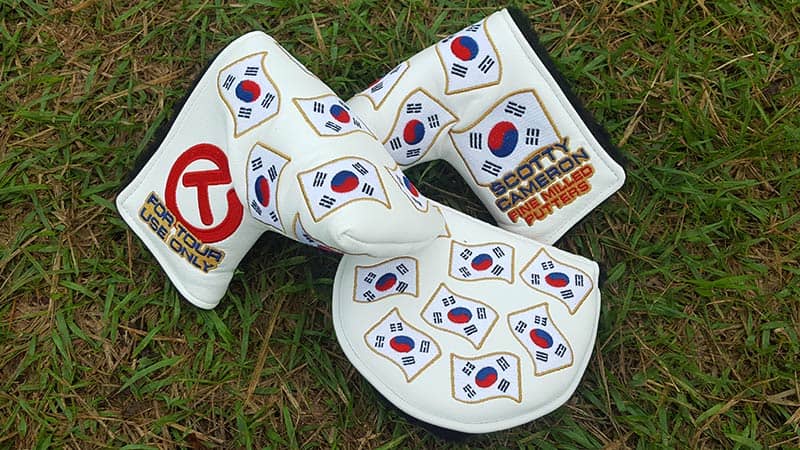 Scotty made special Circle T headcovers for the loyal putter players on the Korean PGA Tour.