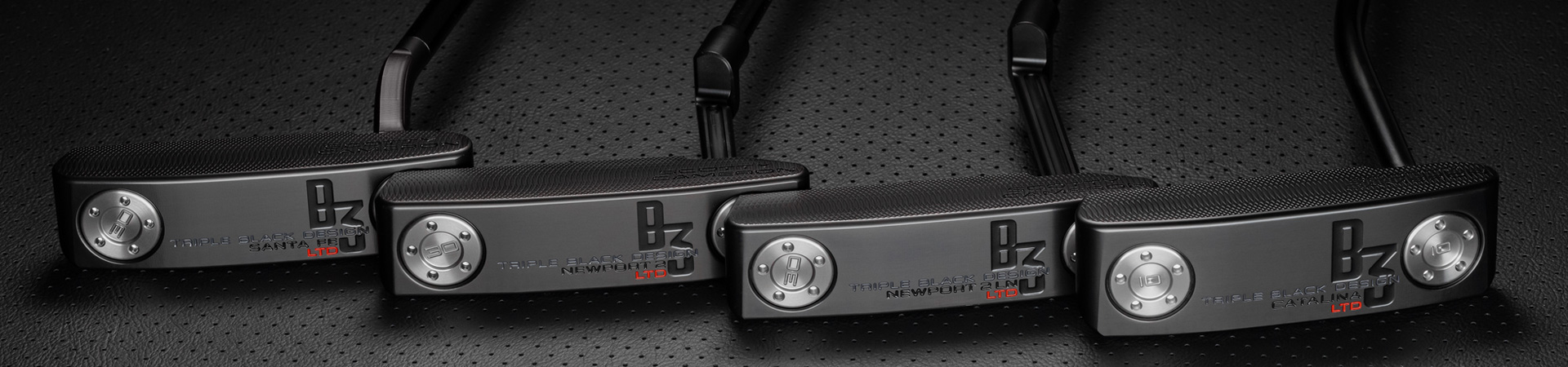 Introducing New B3 Triple Black Design LTD Putters Supporting Article Image