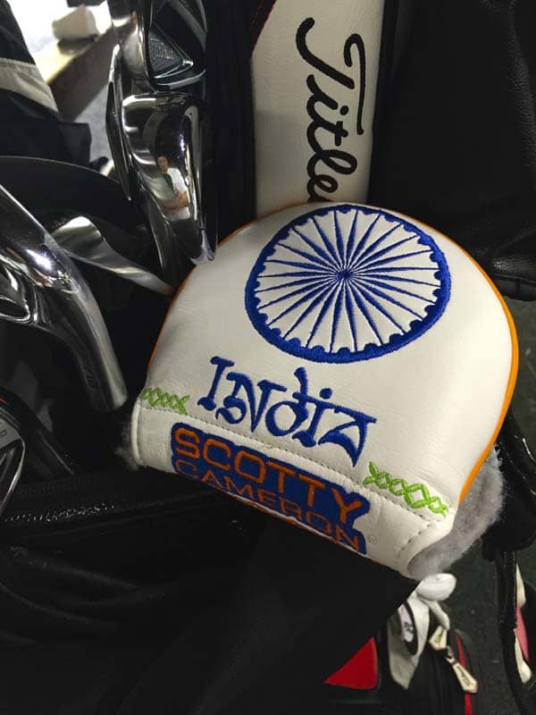 Custom headcover made for a prominent Scotty Cameron putter player from India.