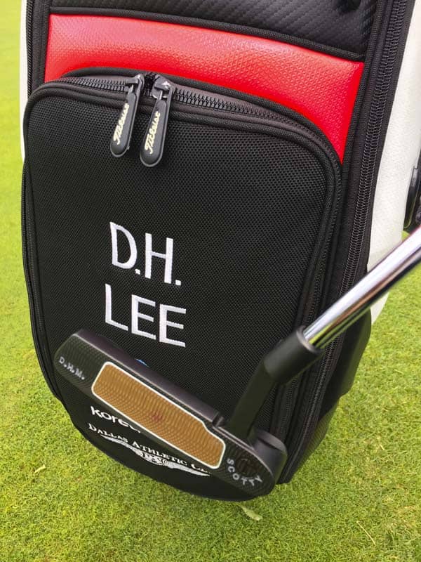 Titleist FPL player D.H. Lee's deep-milled Newport Button Back Tour putter.