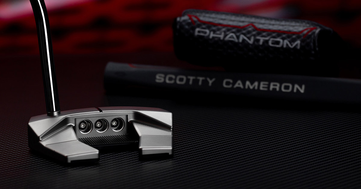Putter Scotty Cameron Phantom X5 35" - Noir Et Rose Personnalisé - Neuf