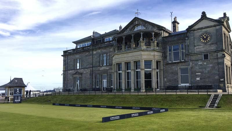 R&A Clubhouse on the Old Course.