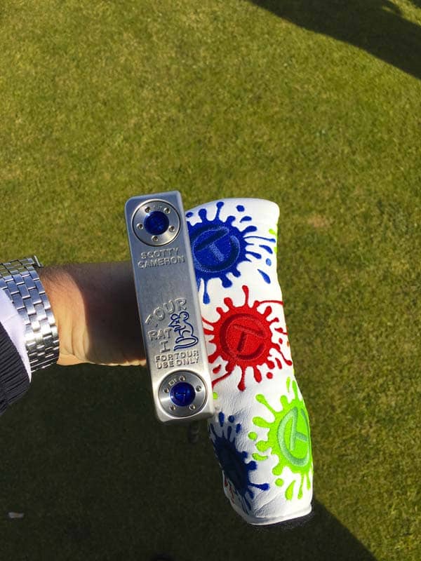 Nice Dancing Circle T Paint Splash headcover, too.
