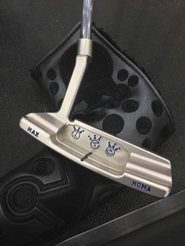 Max Homa's custom Newport 2 Tour gamer.