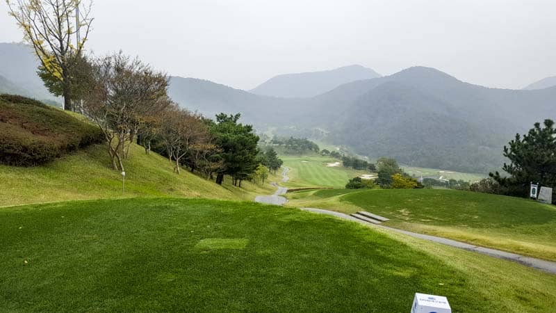 The scene from Palmyhills CC in South Korea.