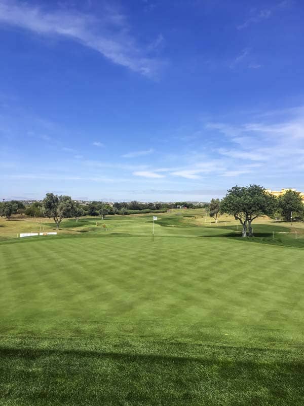 The scene from Victoria Clube de Golfe in Portugal.
