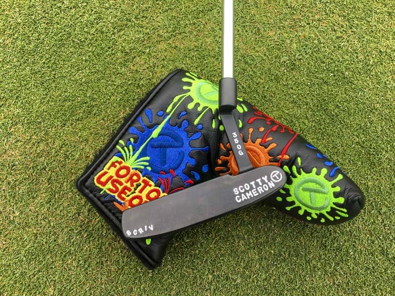 Nice 009 with a Paint Splash Circle T headcover.