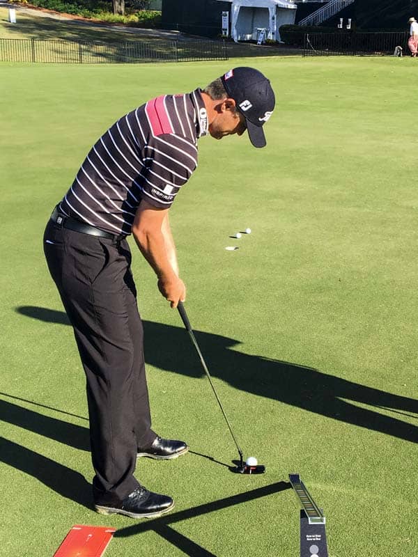 Titleist Brand Ambassador Matt Jones with his 009M.