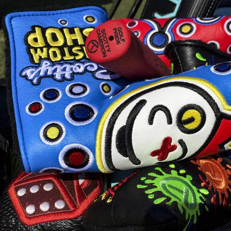 Some of the colorful components available in our Custom Shop.