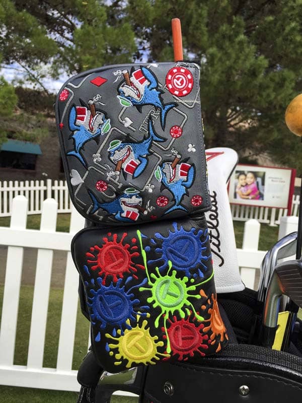 Many ways to protect your putter, but no one does it with more style than Scotty.