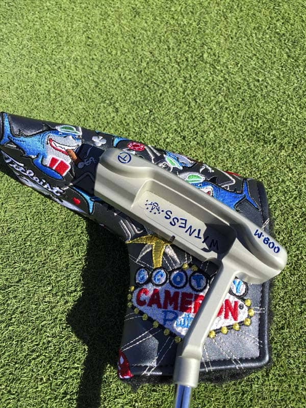 Witness this 009M with a sweet new Circle T Card Shark headcover.
