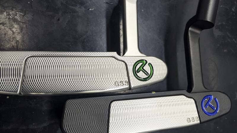 Two looks at Scotty's Select Concept 1 Tour putters.