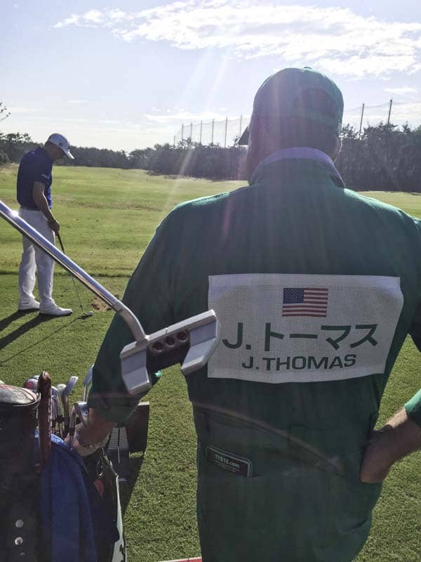 Titleist Brand Ambassador Justin Thomas on the Japan Golf Tour this week.