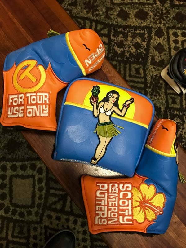 This year's 2017 For Tour Use Only Hula Girl headcovers at the Sony Open.