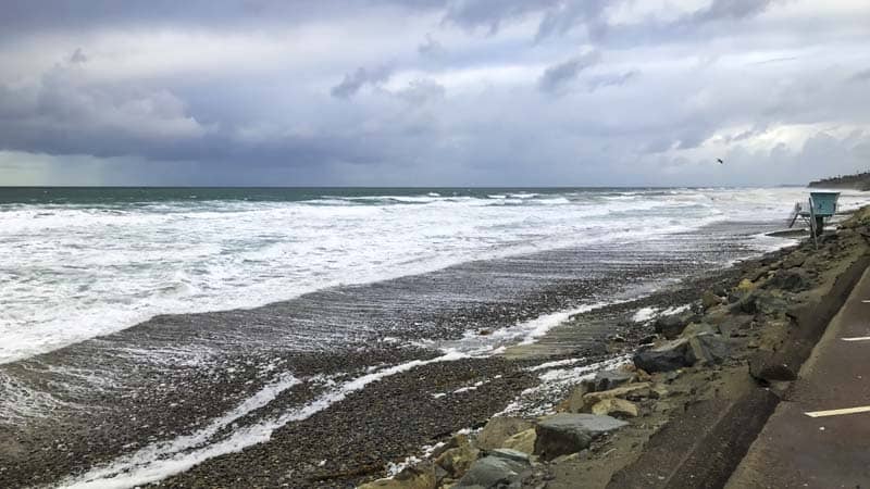 Not exactly a beach day. But wait for the weekend.