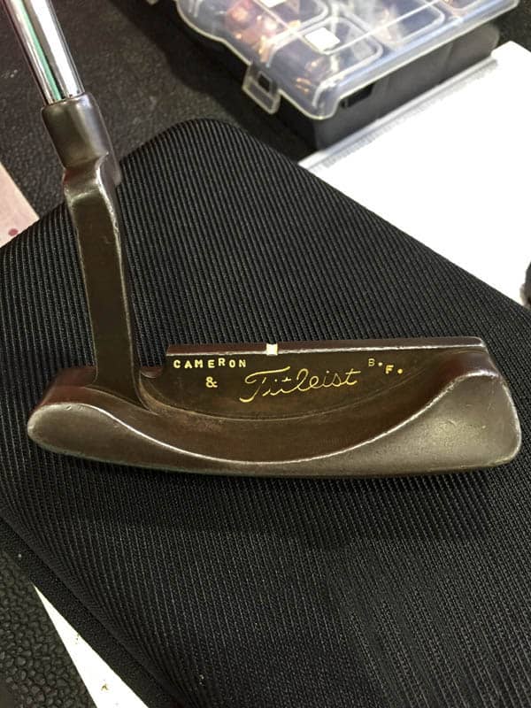 Studio Friend and Tour legend, Brad Faxon's trusty Laguna 2.5 gamer.