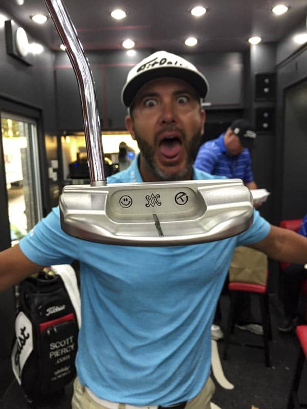 FPL player Scott Piercy digging his P5 GSS putter.