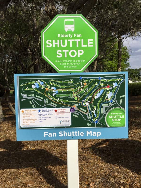 Course layout at Copperhead.