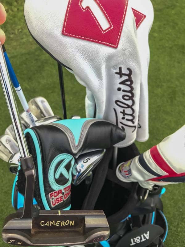 Rocking the Industrial Scotty Dog Circle T headcover!
