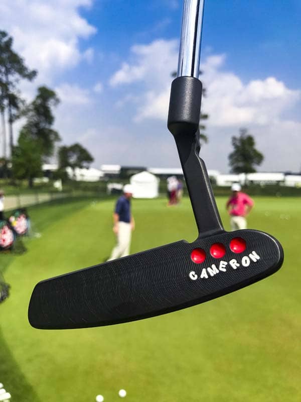 Old school triple milled Cherry Dots and hand-stamped Dancing Cameron.