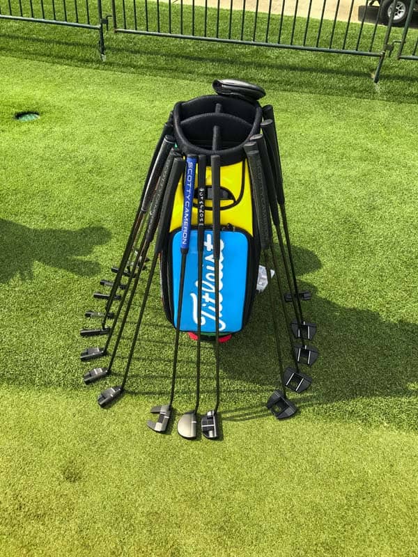 Our new Scotty Cameron staff bag at the Shell Houston Open.
