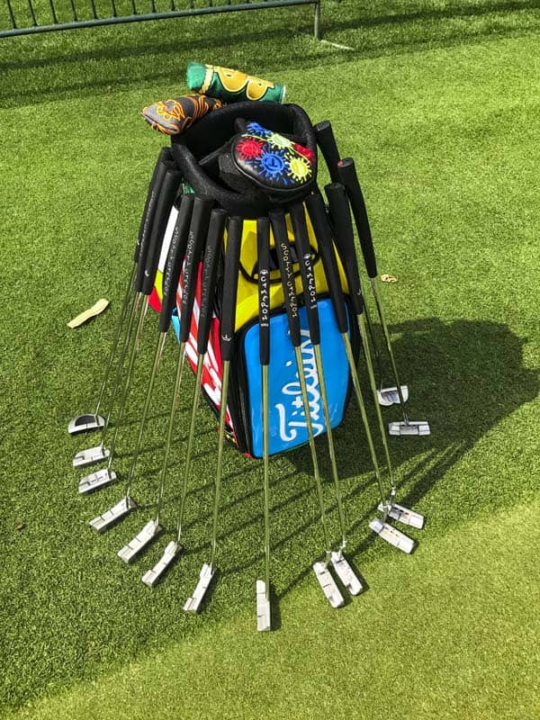 Loaded with Scottys, our new staff bag presents players with a full array of the finest putters on the planet.