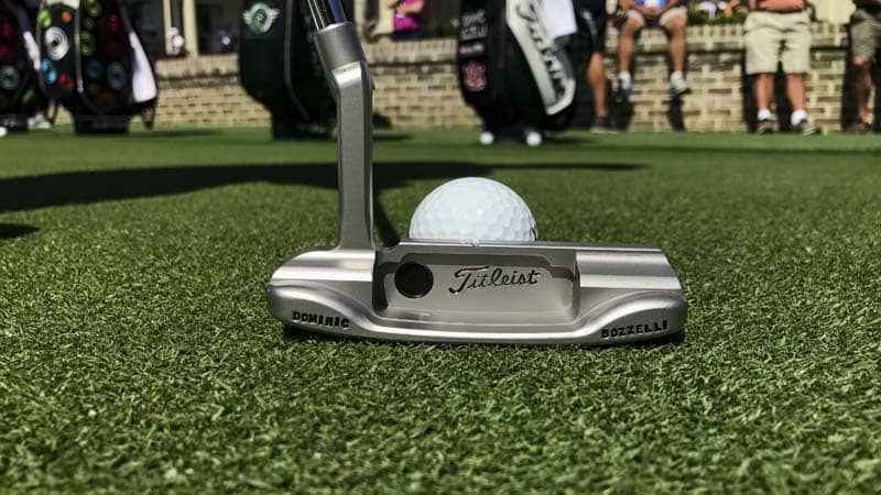 The Newport SSS Tour putter of Titleist FPL player Dominic Bozzelli.