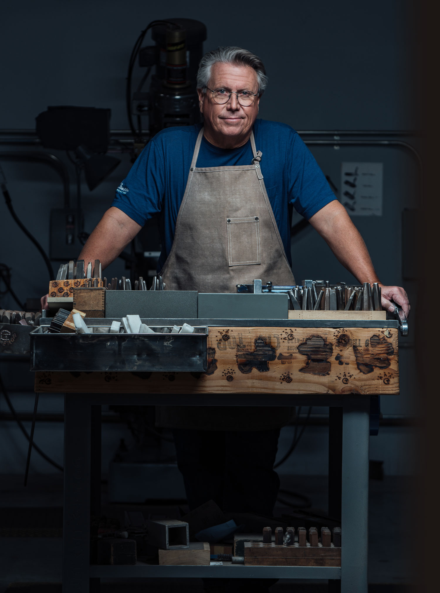 Scotty Cameron Working in his Shop